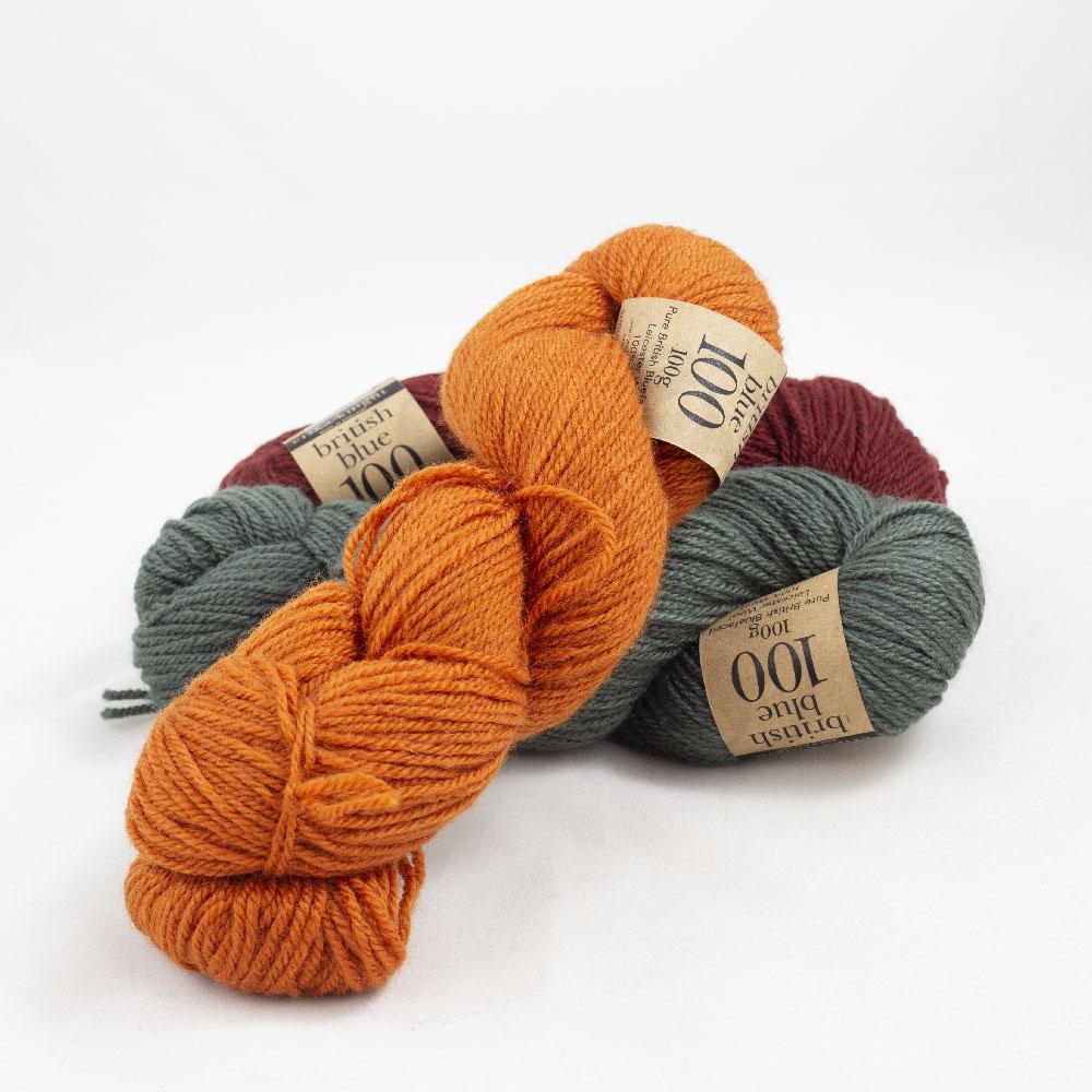 British Blue Wool 100