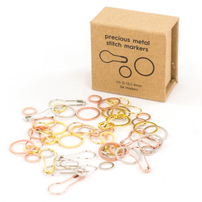 Precious Metal Stitch Markers