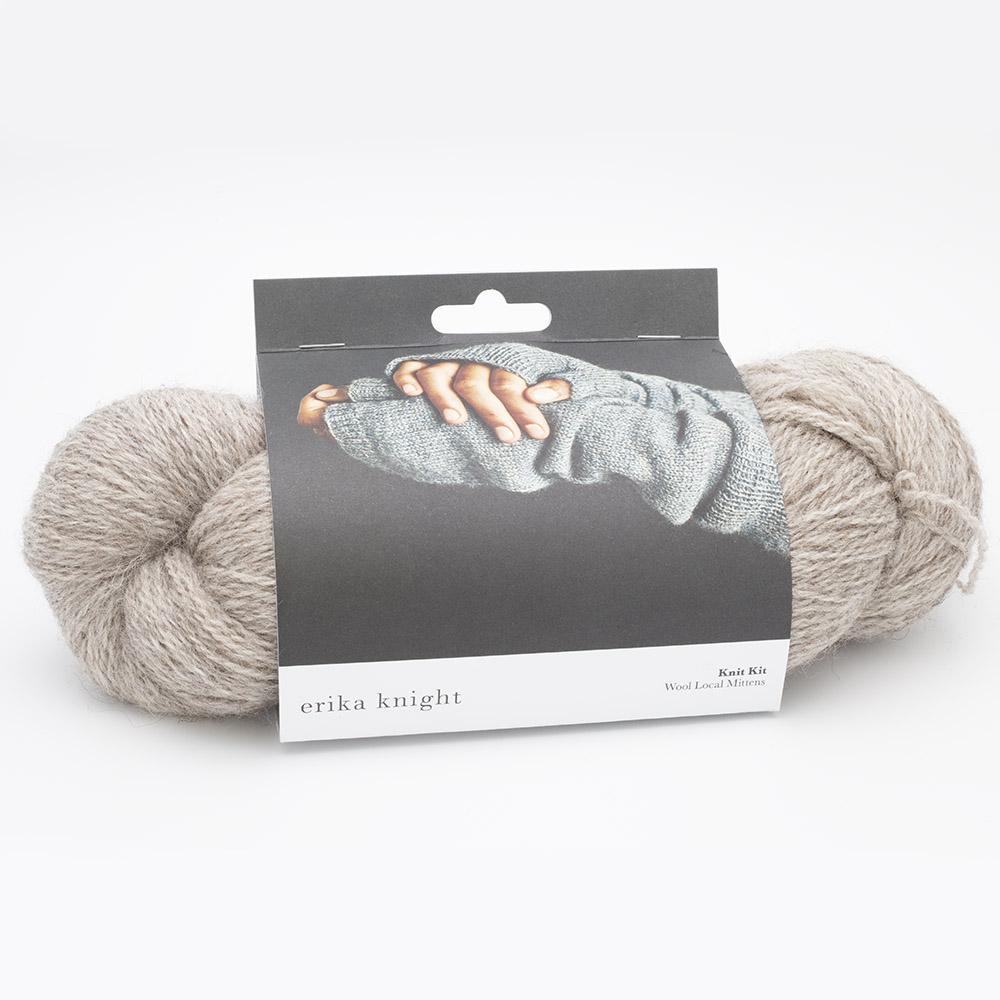 Opskrift- og garnkit til åbne handsker i Wool Local