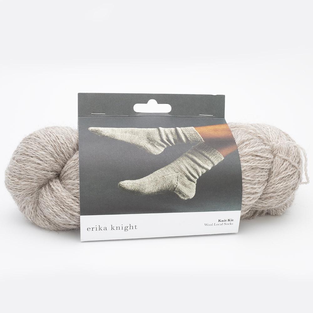 Opskrift- og garnkit til sokker i Wool Local