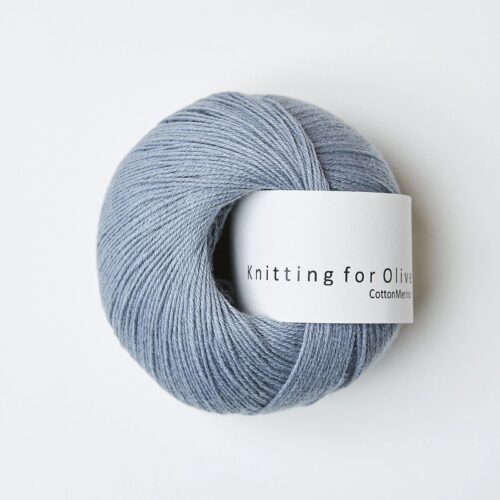 Kintting for Olive Cotten Merino Elefanblå