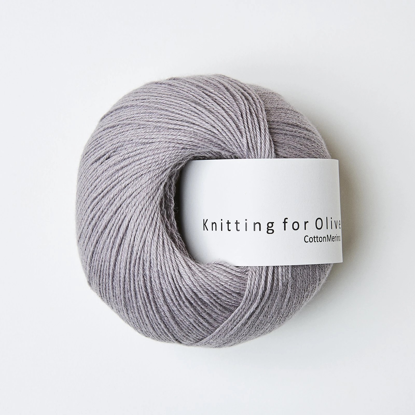 Kintting for Olive Cotten Merino Lilla Elefant