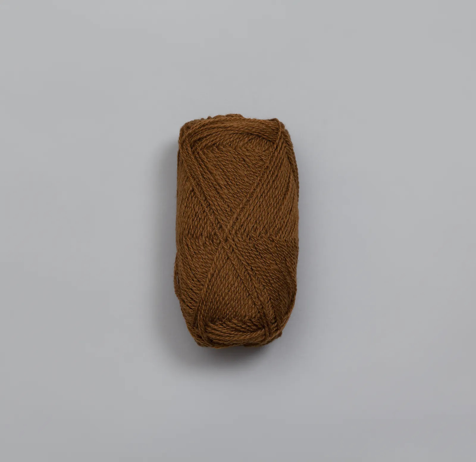 Finull-Mørk karamelbrun-4065-Klintholm garn